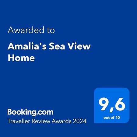 Amalia'S Sea View Home 레팀노 외부 사진